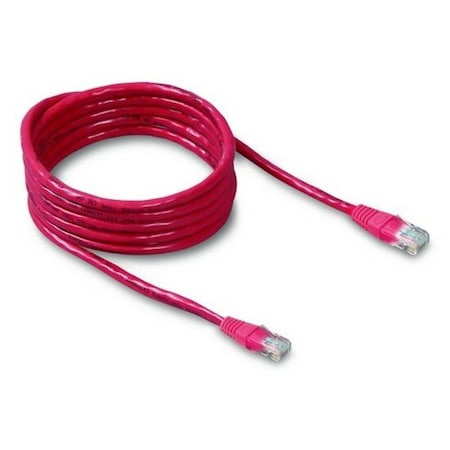Cable,Cat6,Utp,Rj45M/M,6 Inch,Red,Patch